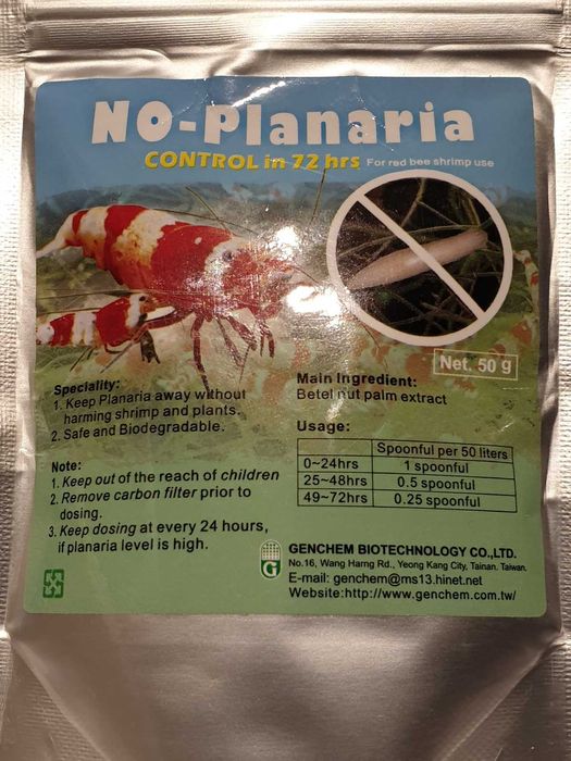No Planaria-skuteczny na wypławki, stułbie, ślimaki 50l, AKWAREKS