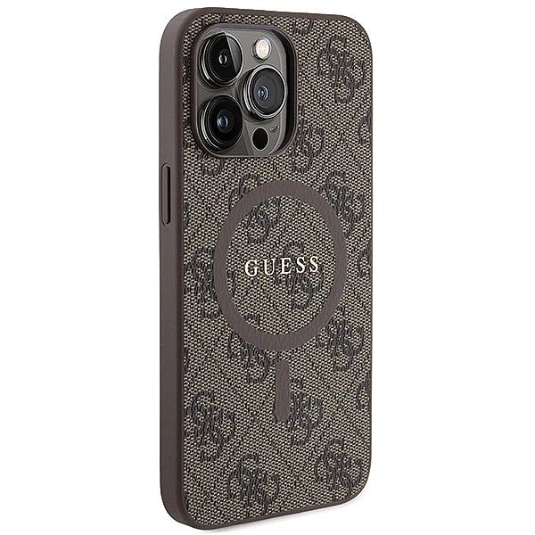 Etui Guess 4G Collection Leather Metal Logo MagSafe na iPhone 13 Pro /