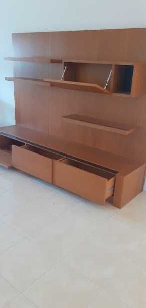 Estante de tv e decoração