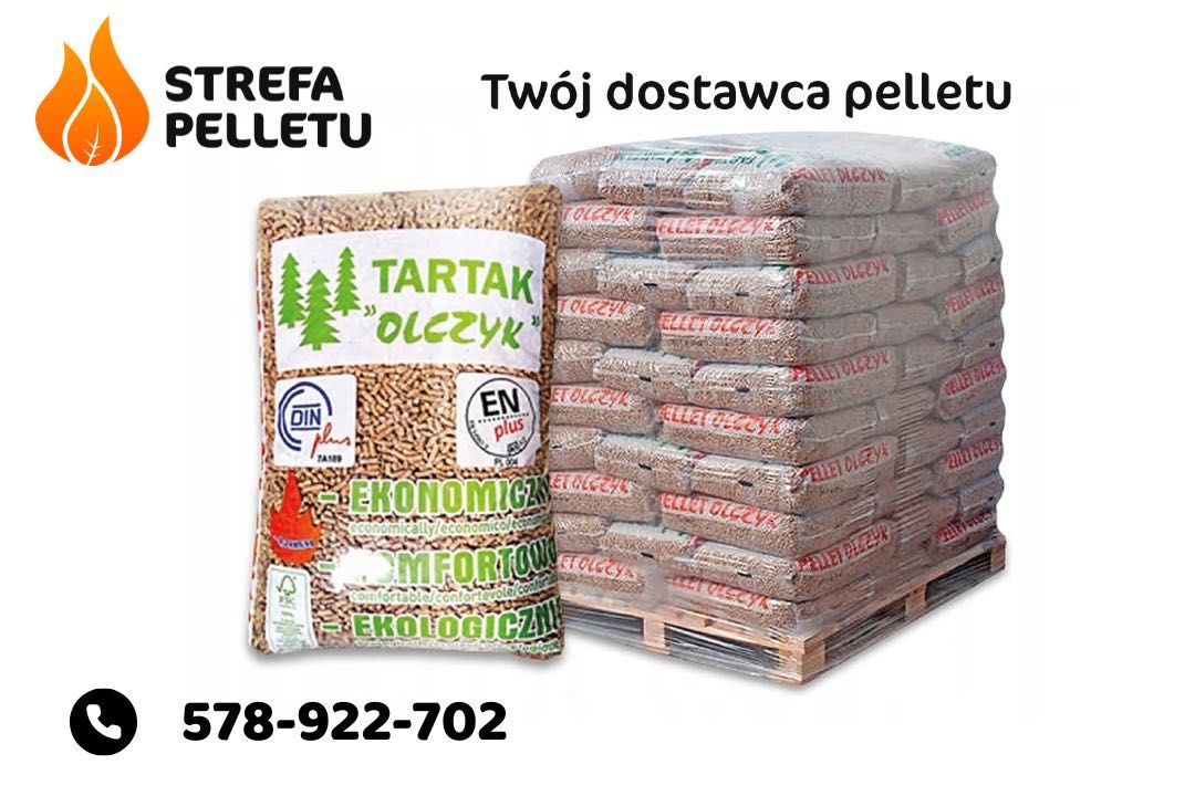 Pellet drzewny OLCZYK A1 dowozimy autem z windą