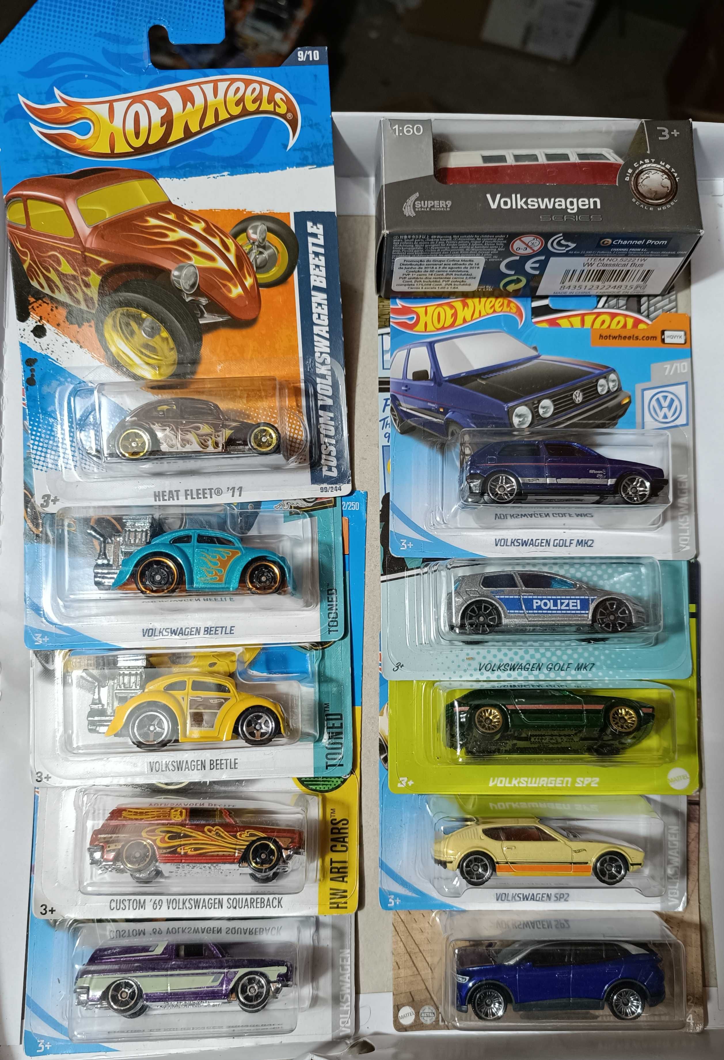 Hot Wheels T1 & Kool Kombis & Volkswagen Diversas