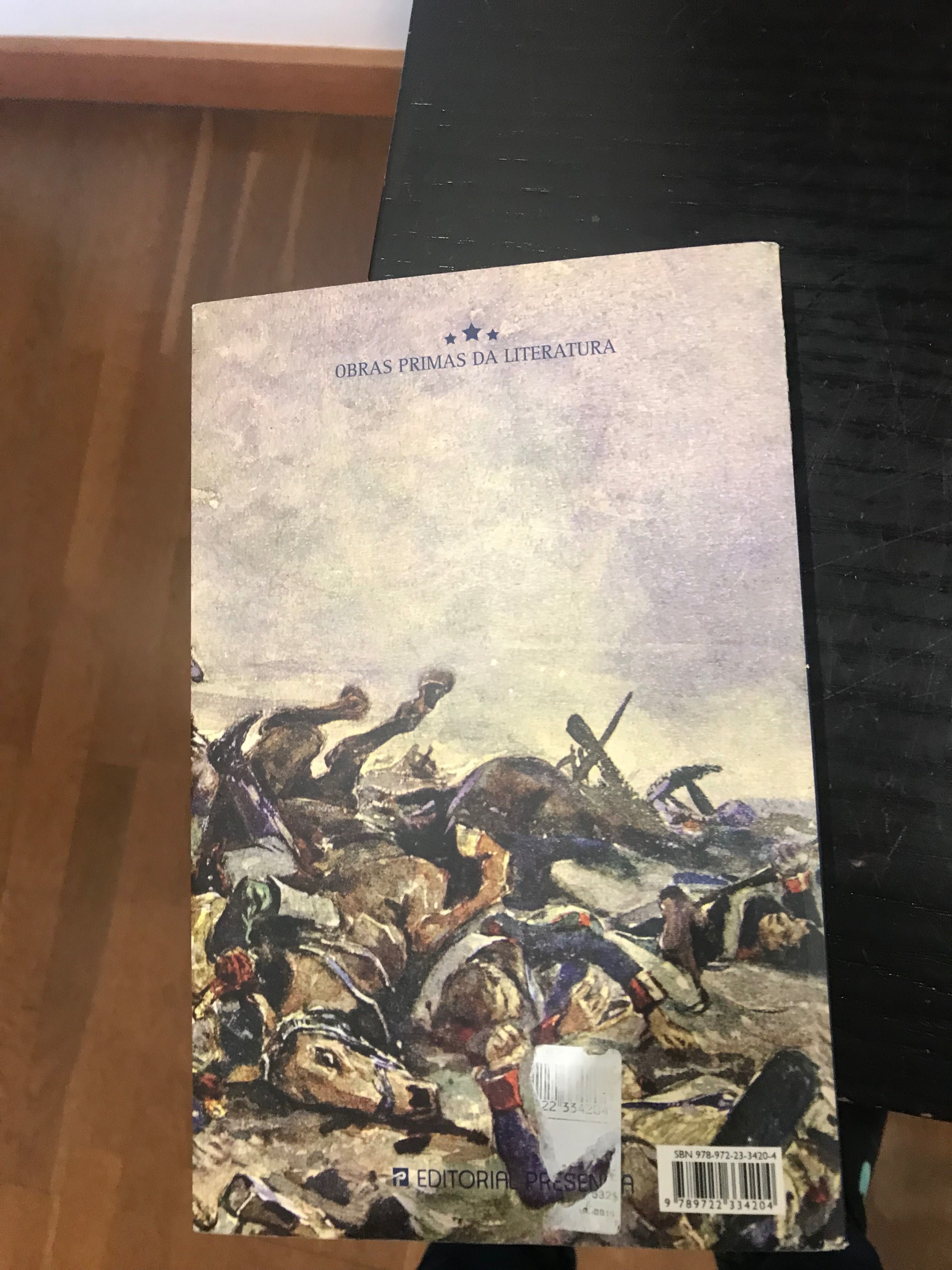 Guerra e Paz Léon Tolstói Obra Livros 1,2,3,4. Cada se preferir a 15€