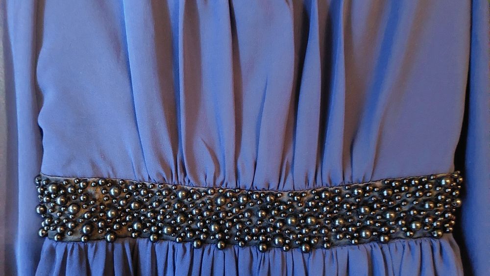 Синє нарядне гарне плаття 42 р.