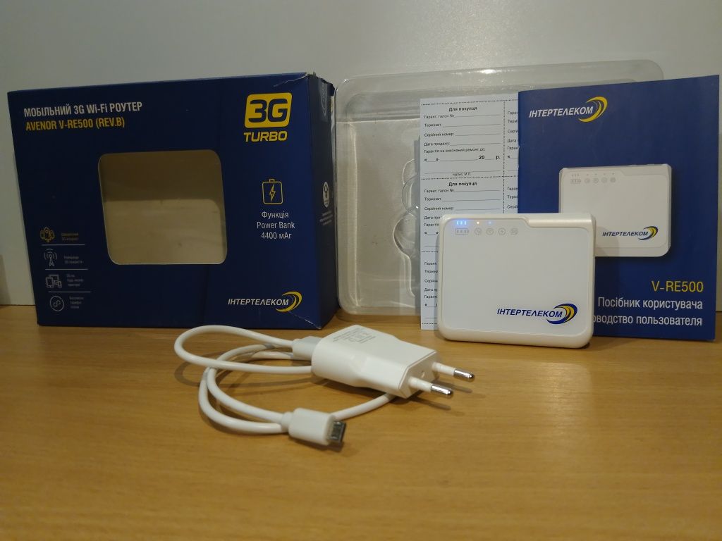 WiFi роутер 3G модем Avenor V-RE500 для Інтертелеком