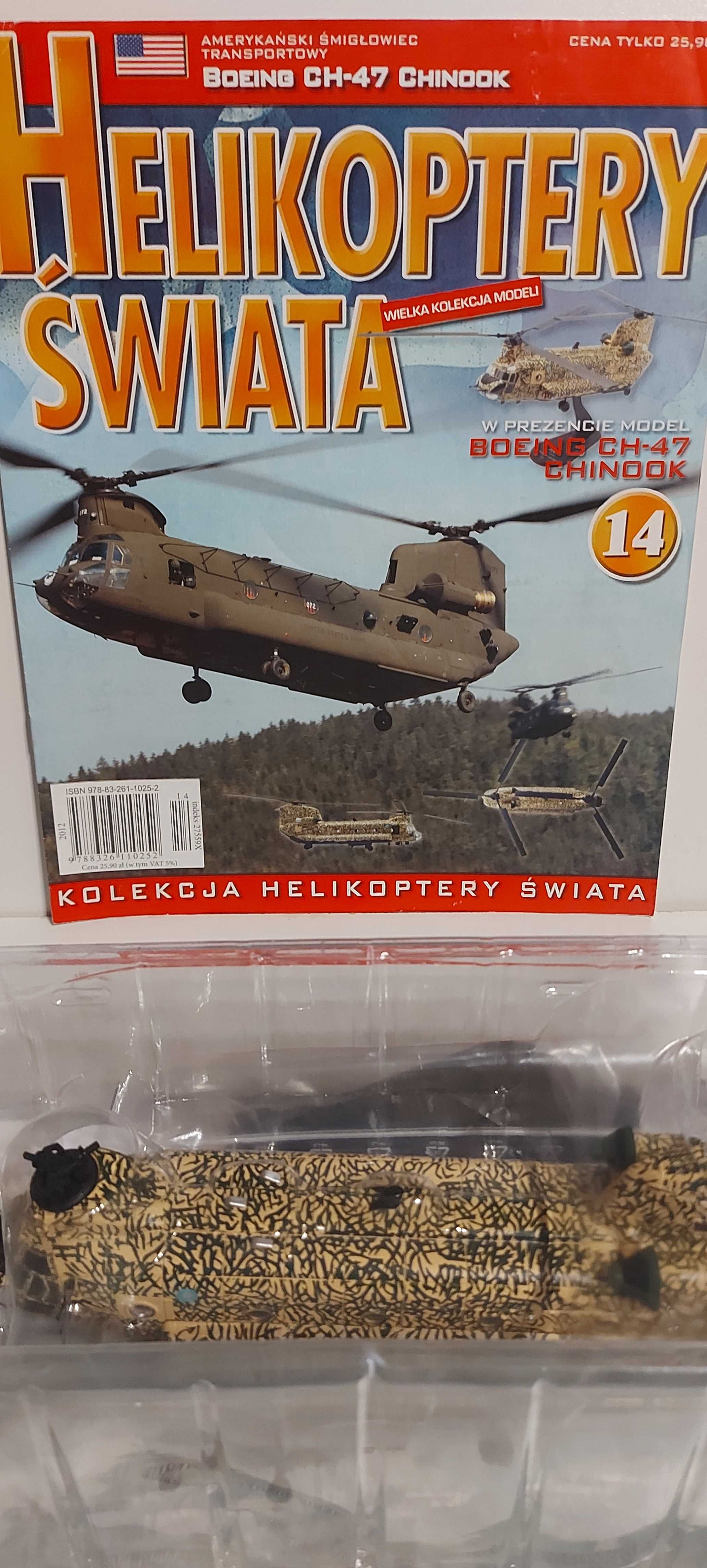 Model śmigłowca Boeing CH-47 Chinook Amercom 1:72