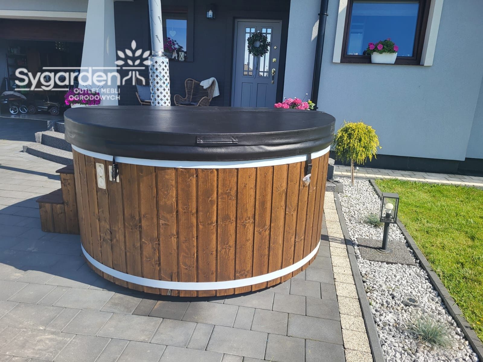 Balia ogrodowa/jacuzzi/hydromasaż/piec wewnętrzny/od ręki.