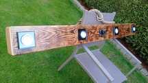 Lampa z bala i liny jutowej