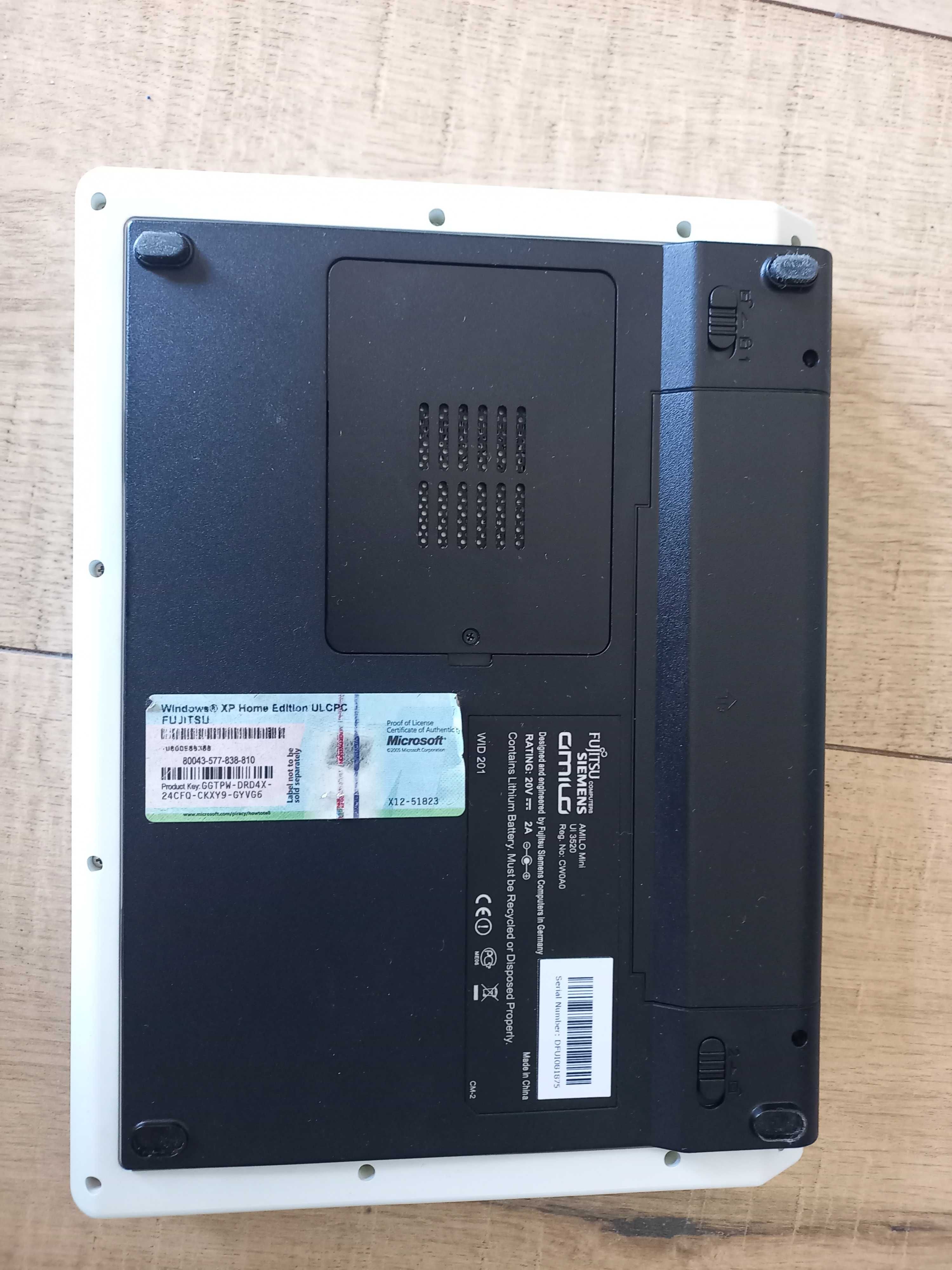 Laptop Fujitsu Amilo Mini Ui3520 dla konesera