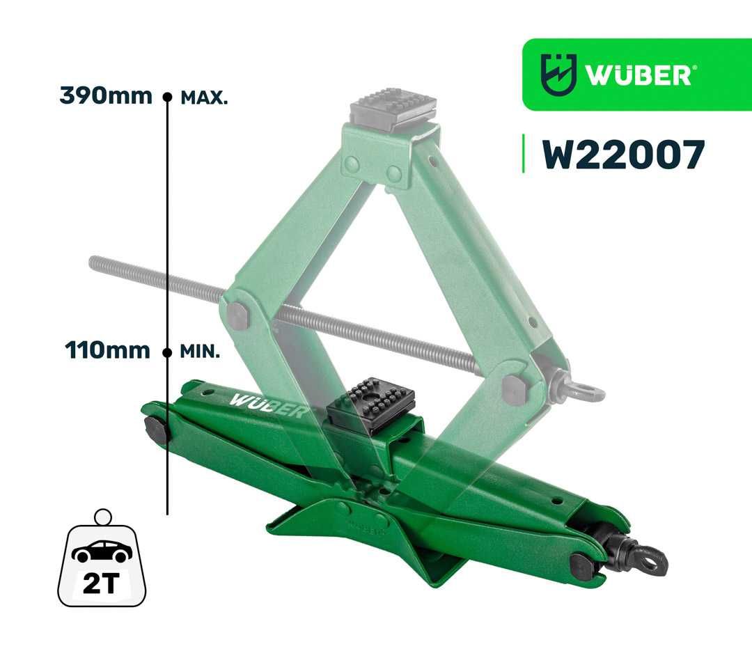 PODNOŚNIK trapezowy LEWAREK do wymiany kół 2000KG TRAPEZ 2T 2081