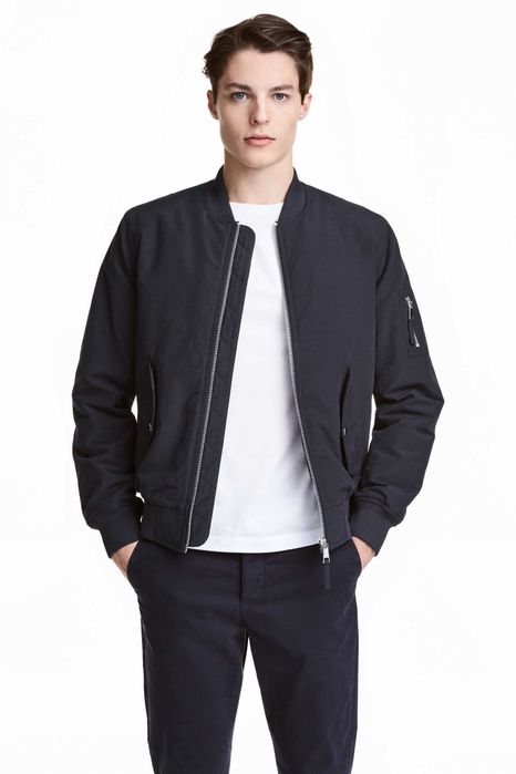 Якісна Утеплена Куртка бомбер H&M Padded Bomber Розмір XS-S-M