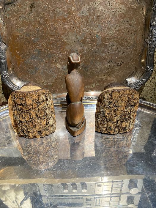 Esculturas Tribais ibinda Anos 60 Cabinda 11 cm