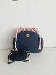 O bag moon light blue navy granatowy
