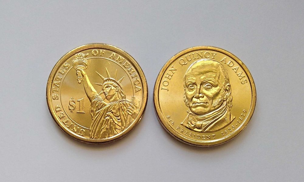 1 Долар США 2008 р. 6 Джон Квінсі Адамс