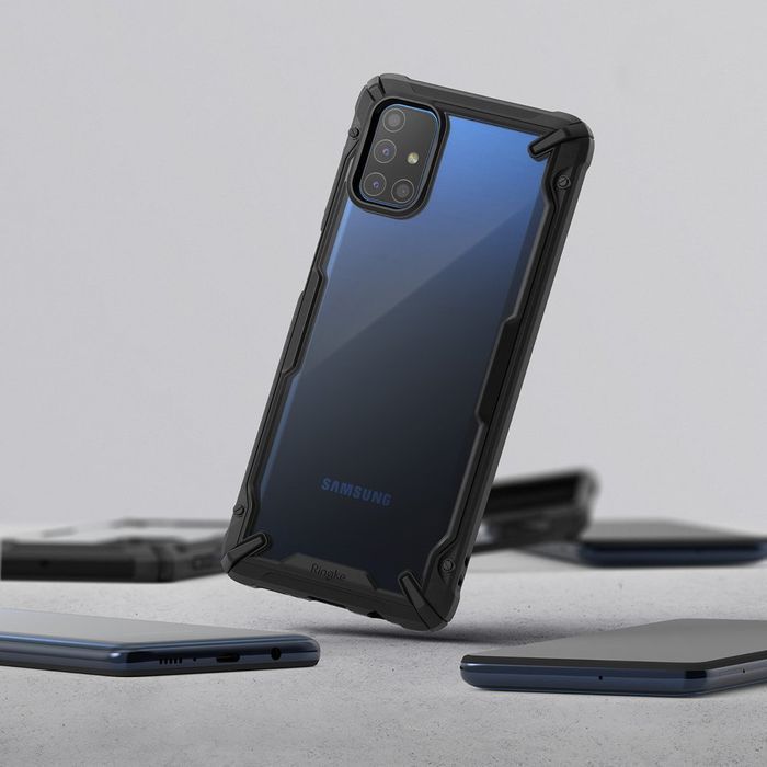 Etui Ringke Fusion X do Samsung Galaxy M51 - Czarny