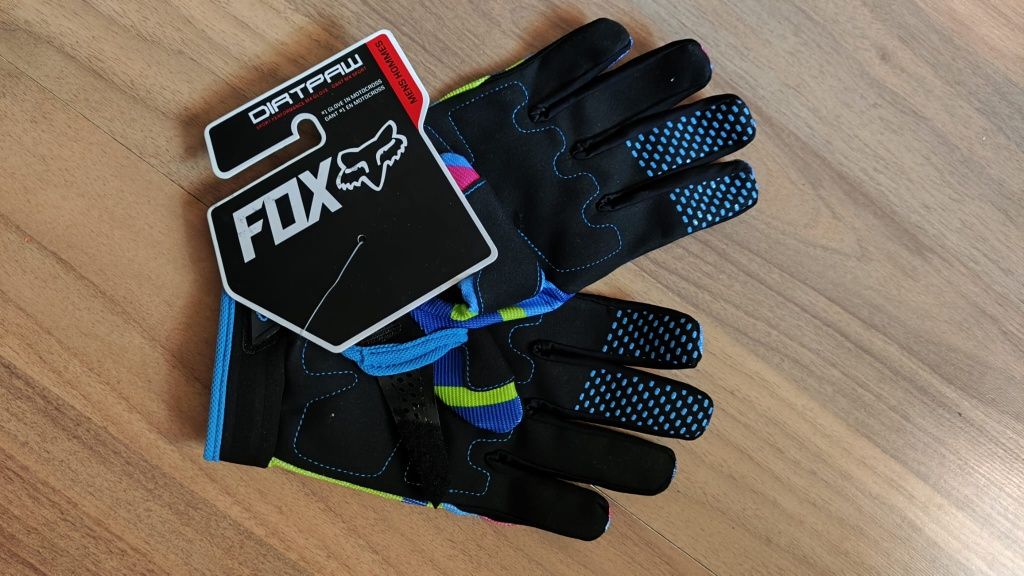 Rękawiczki Fox Enduro Cross MTB Bike Limonkowe (nowe)
