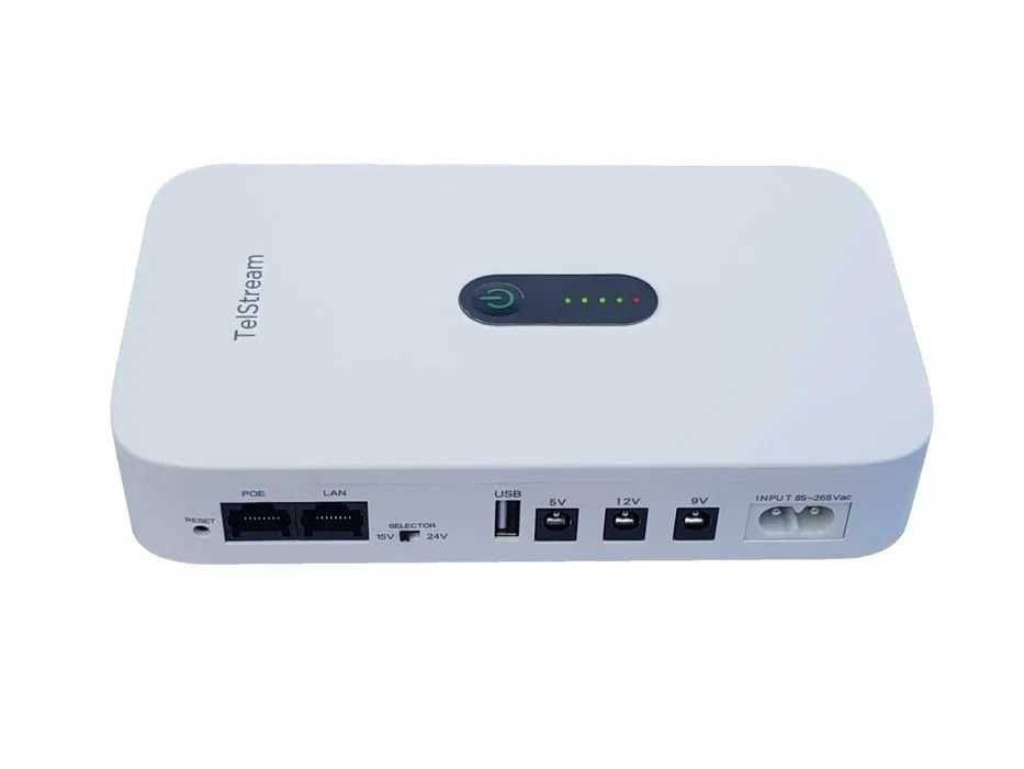 Безперебійник для роутера Telstream DC1018P 10400 ДБЖ 5В 9В 12В 18Вт