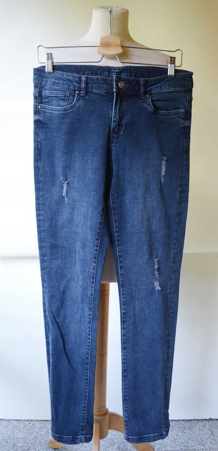 Spodnie Jeans Esmara Skinny Fit M 38 Przetarcia