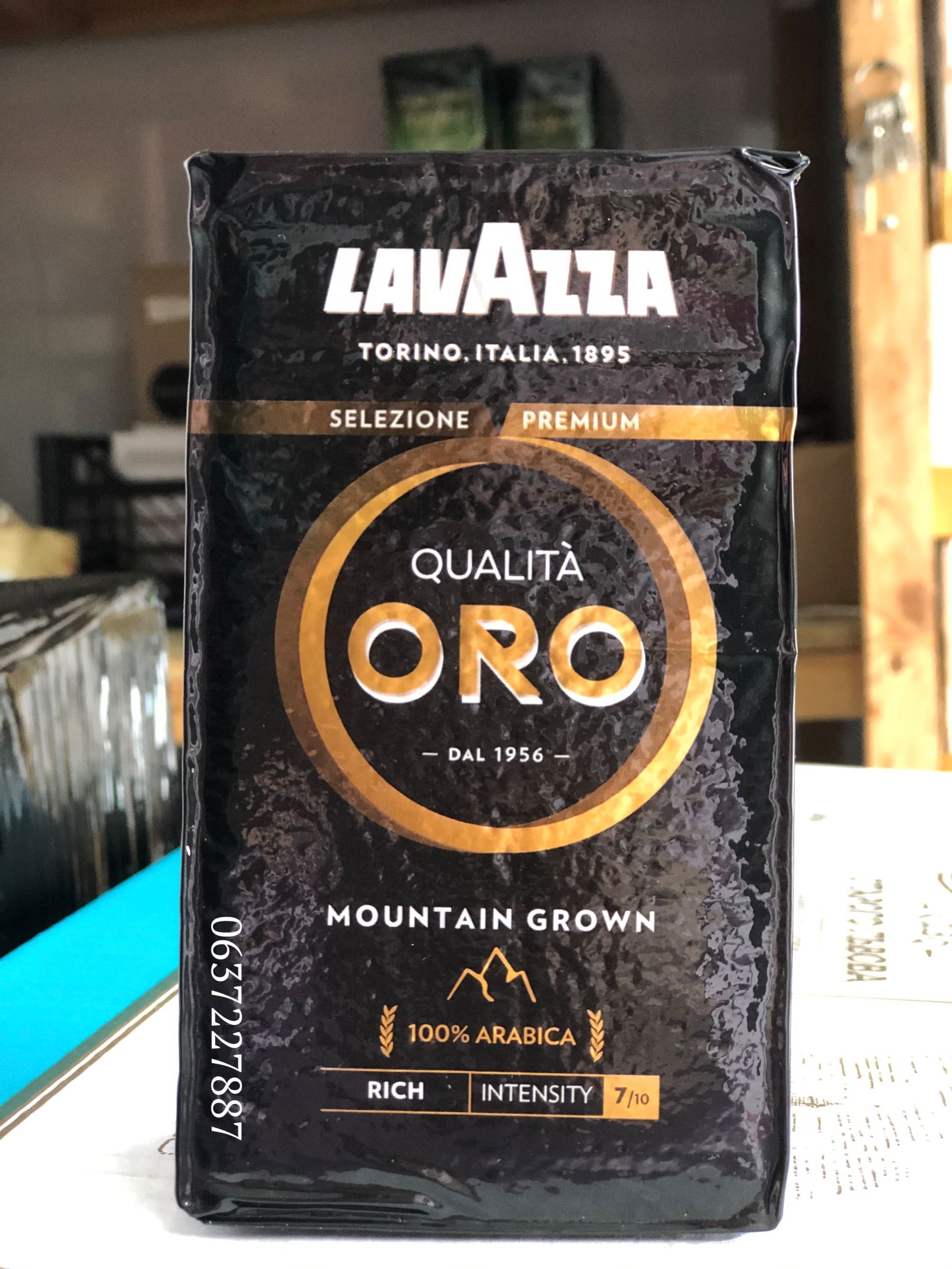 Оригинал Кофе Lavazza Qualita Oro Mountain Grown Лавацца Оро Черная