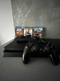 Konsola PS4 Slim 1TB + Kamerka + 4 gry