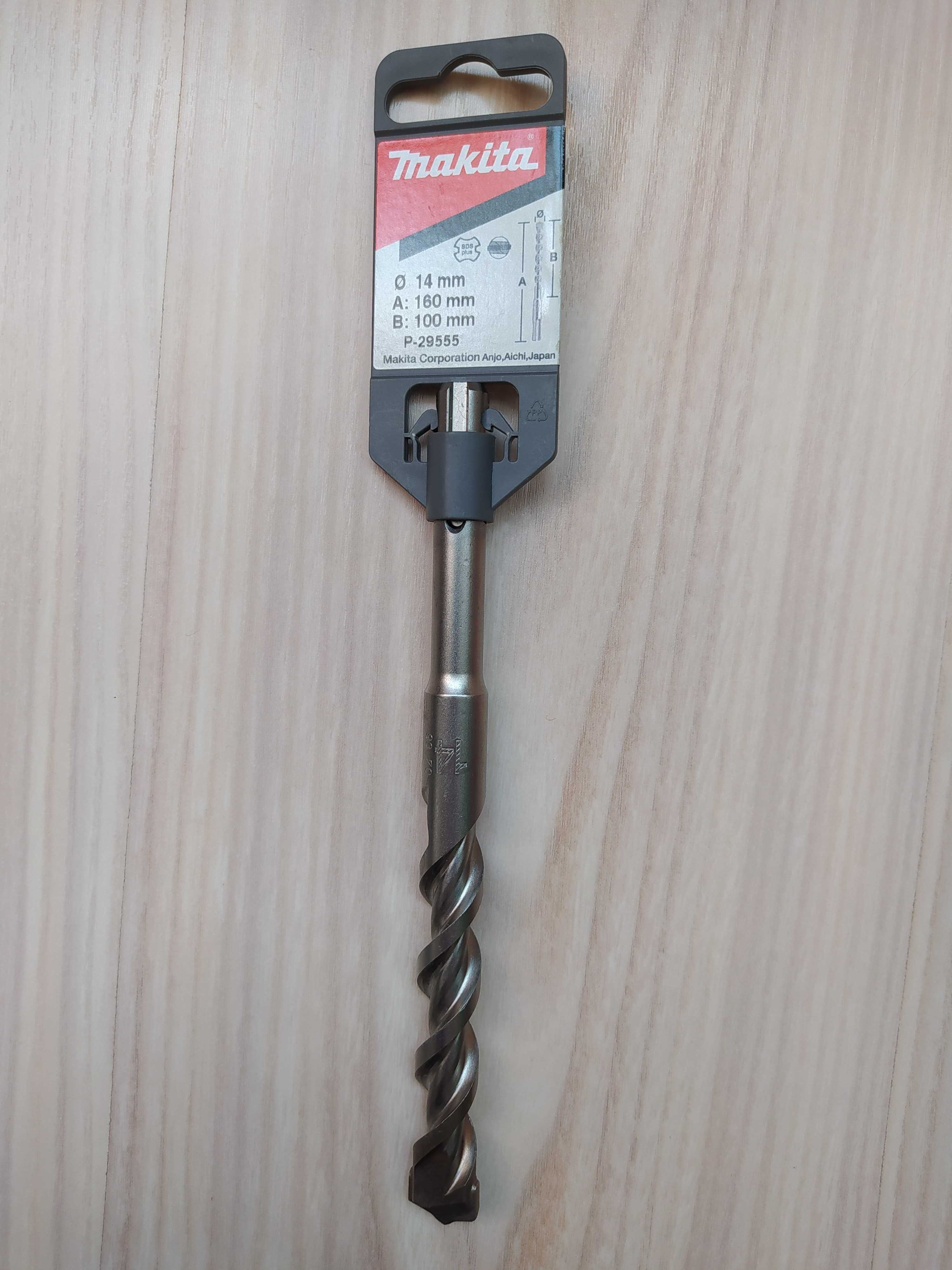 Бур по бетону Makita SDS-Plus 14x100х160мм (Німеччина)
