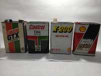 Latas de oleo Antigas - Shell / Castrol