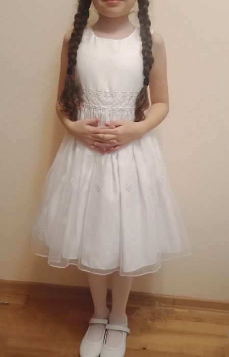 Сукня плаття 7р біла святкова,платье белое праздничное