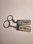 Brelok z imieniem Szymon Szymek brelok kierowcy Częstochowa