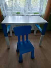Sprzedam biurko dziecięce z IKEI 96x58 cm z krzesłem MAMMUT