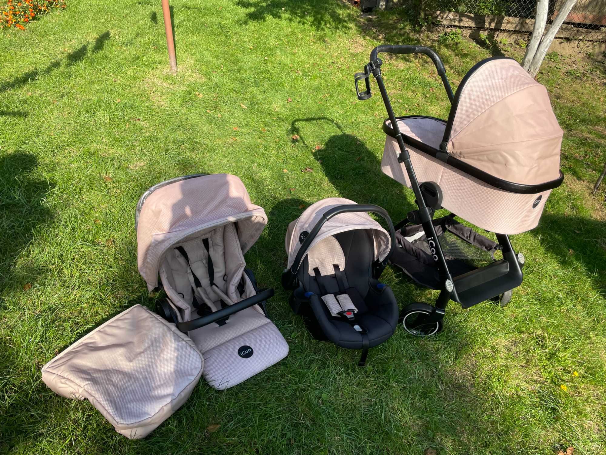 Коляска 3 в 1 I'Coo Acrobat XL Plus Trio Set