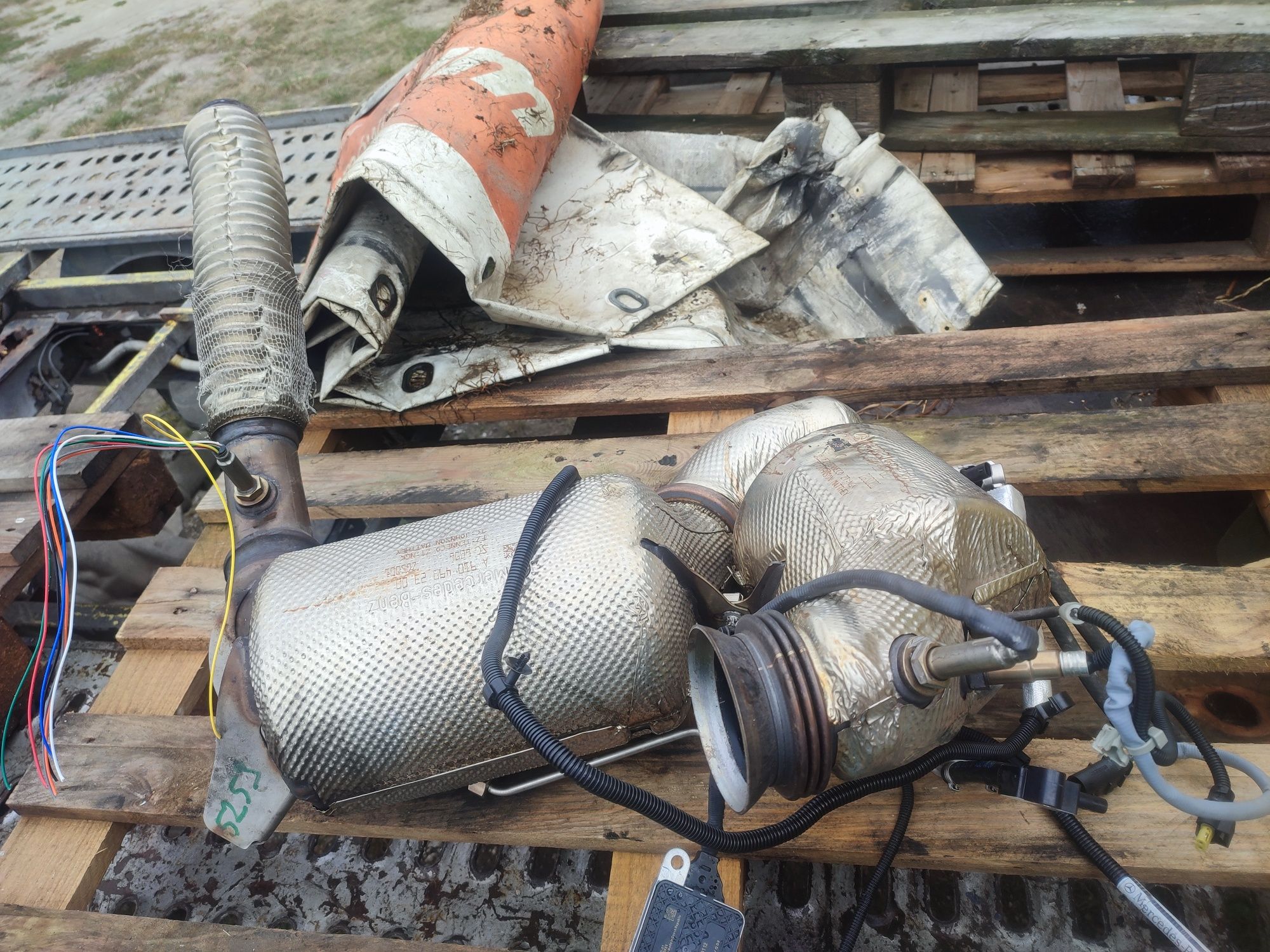 Komplet dpf katalizator Mercedes sprinter a907 kt6071 czujniki