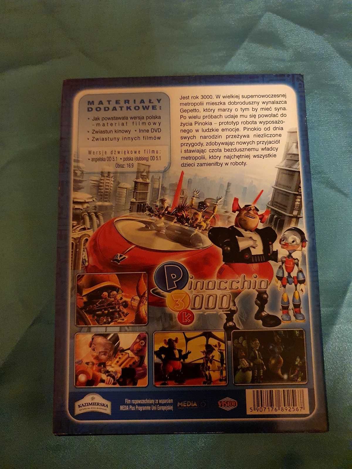 Pinokio przygoda w przyszłości DVD