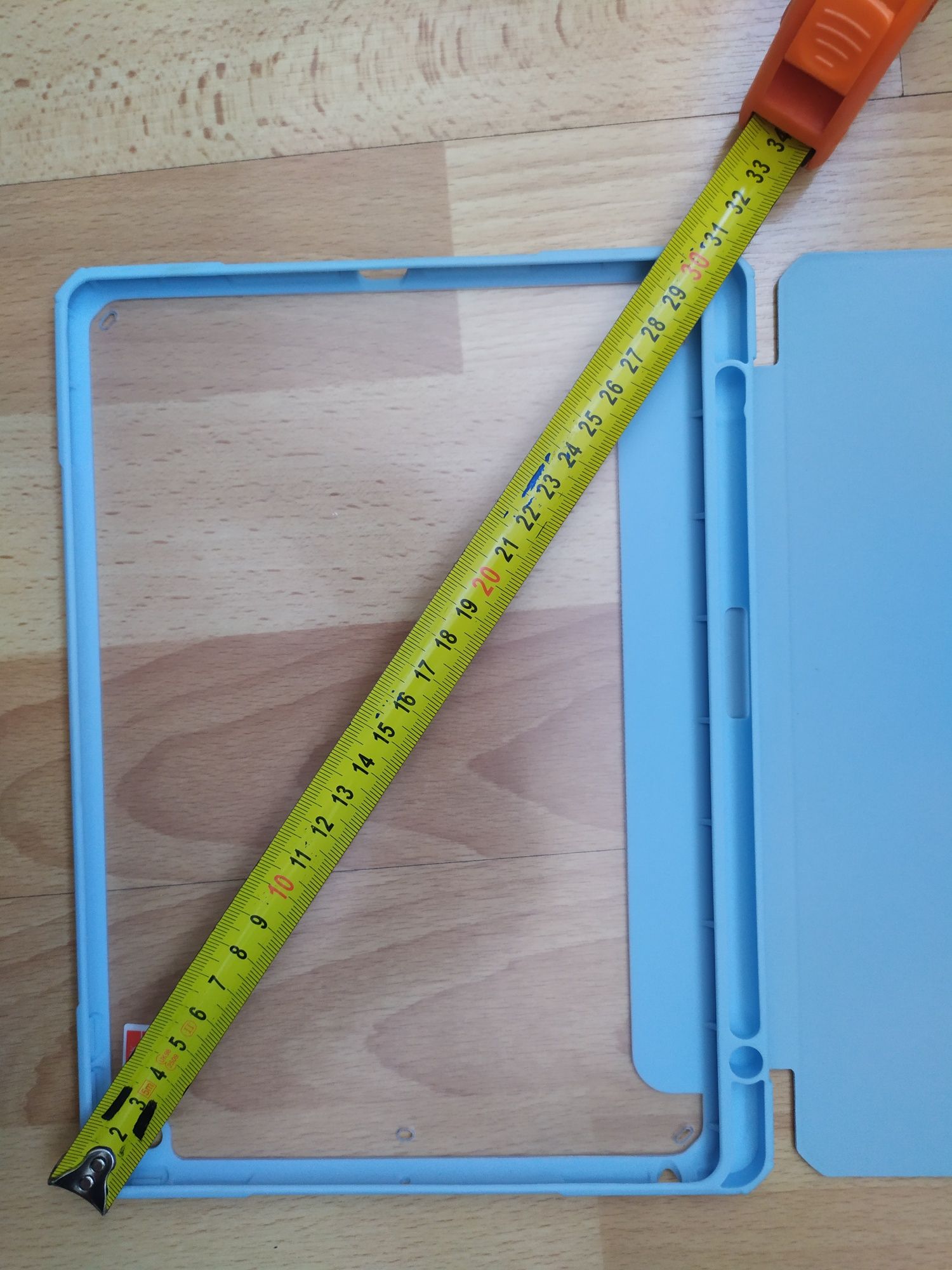 Etui iPad z miejscem na iPencil - niebieskie