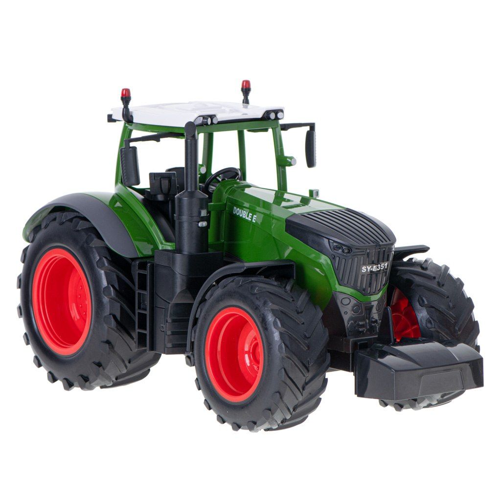 Traktor RC 2.4G 4CH z przyczepą 1:16 klakson