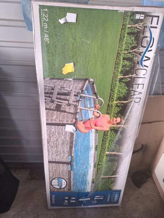 Dwustronna drabinka do basenu 122 cm  BESTWAY