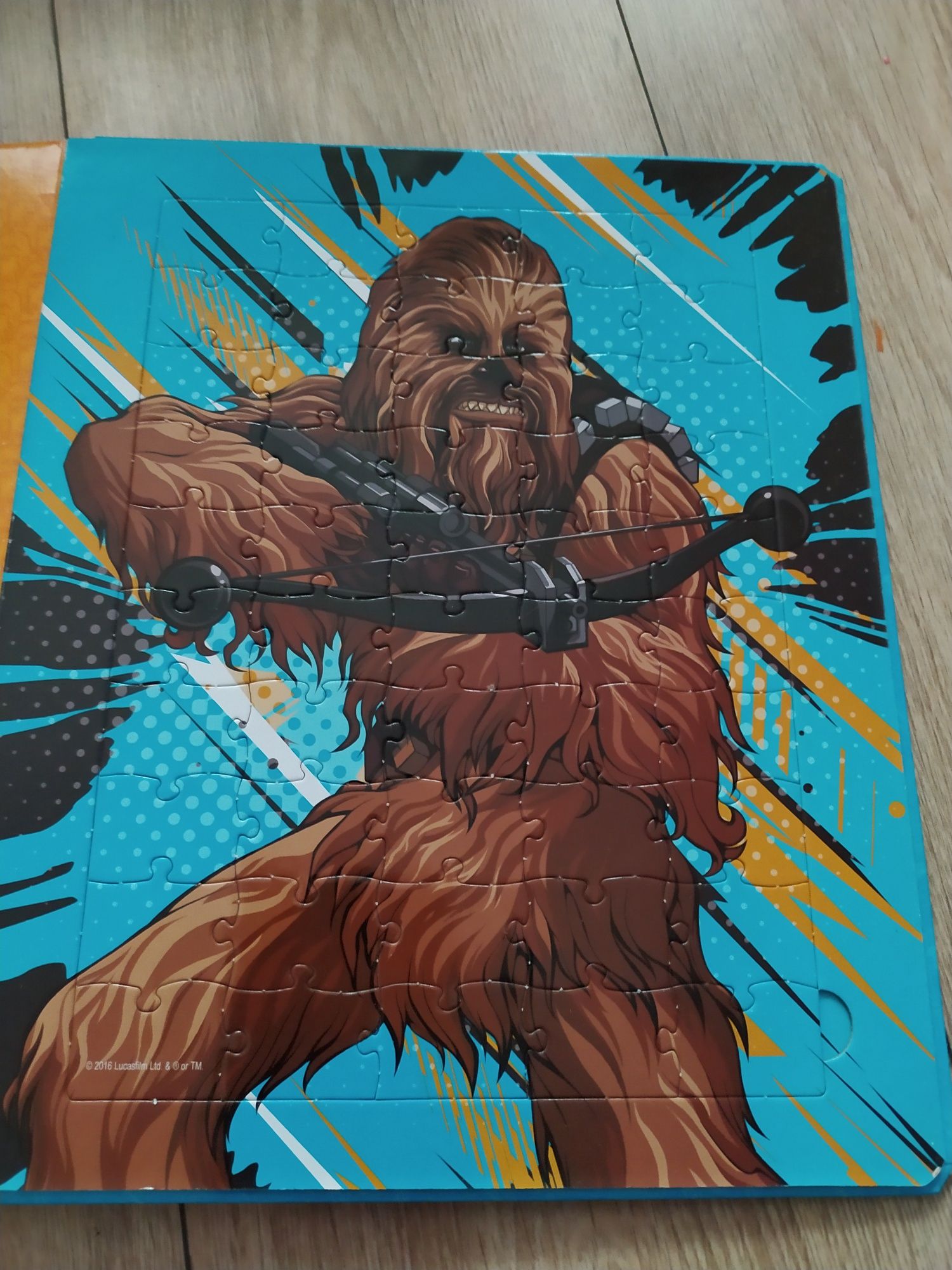 Star Wars puzzle jak nowe 5 układanek 50 elem.