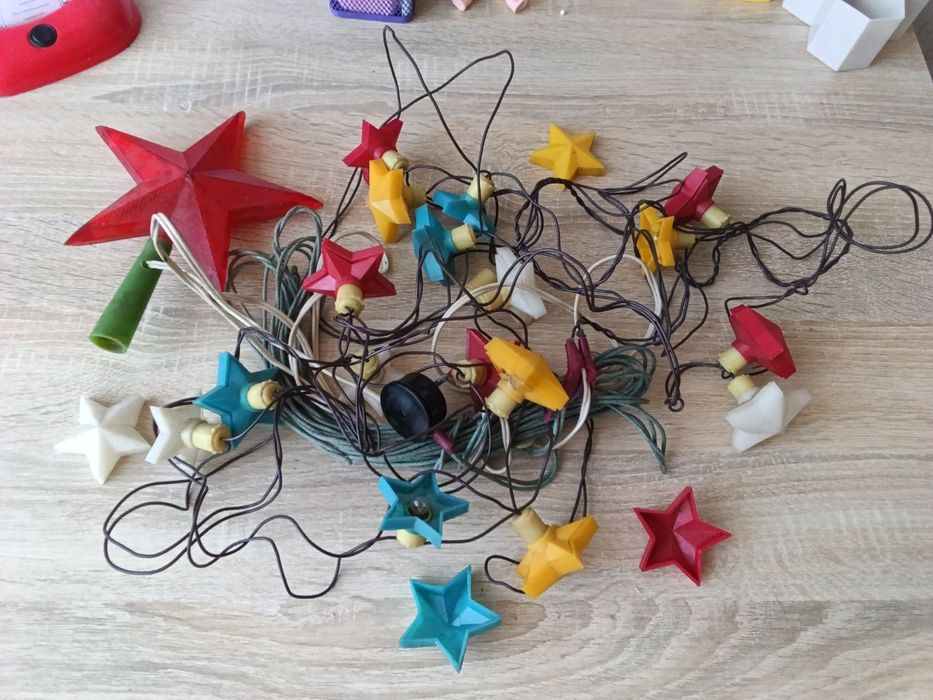 Гірлянда зірка, зірки новогодняя