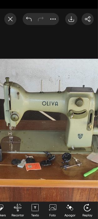 Maquuna costura antiga marca Oliva