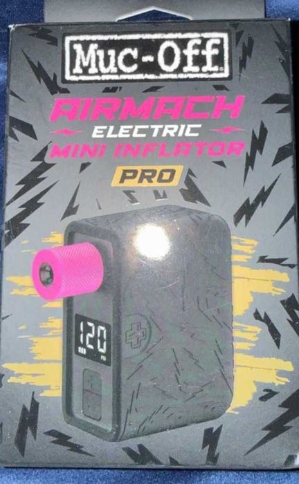 elektryczna pompka Muc-Off Airmach Electric Mini Inflator Pro.