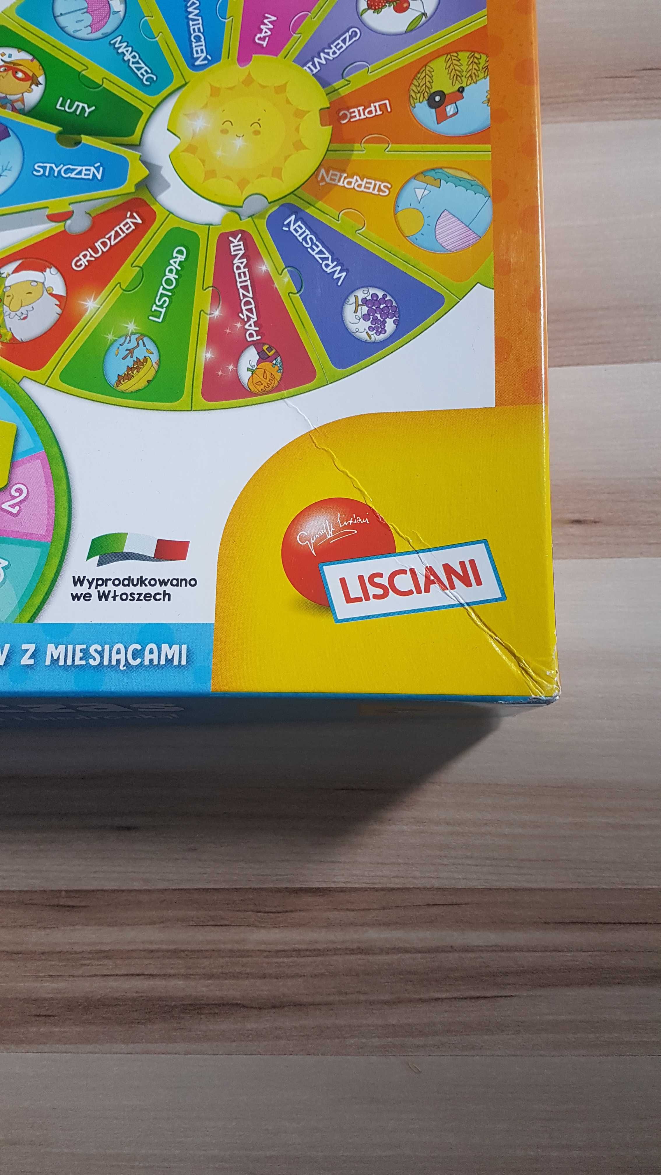 Pory roku i czas, Carotina, puzzle, dni tygodnia, miesiące, Lisciani