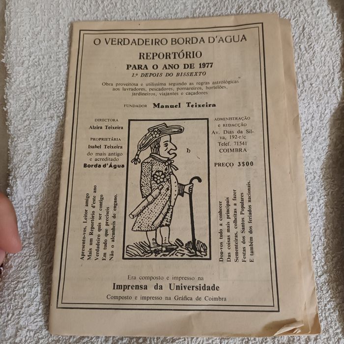 2 borda d'agua 1977 e 2015 ver fotos