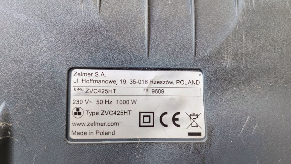 Odkurzacz Zelmer Odssey Jupiter  części zwijacz regulator