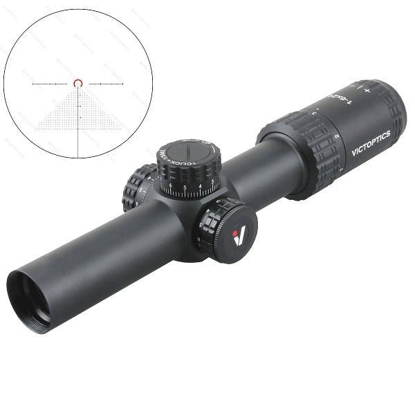 Прицел оптический Vector optics S6 1-6X24 SFP FDE , Black. Ar15/Ак