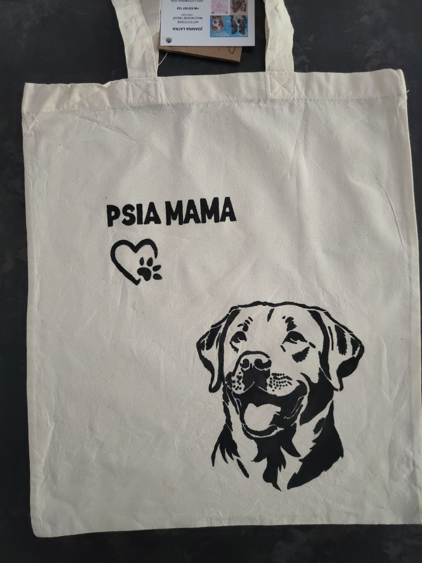 Torba shopper, bawełna, Labrador