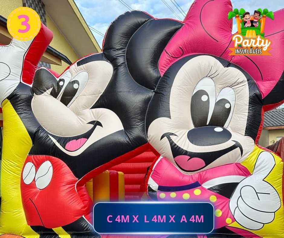 Aluguer de Insuflável profissional / MINNIE E MICKEY