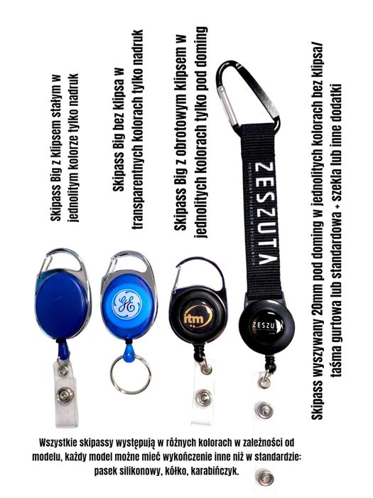 smycz ze skipassem smycze z wszywanym skipassem  z zawieszką reklamowe