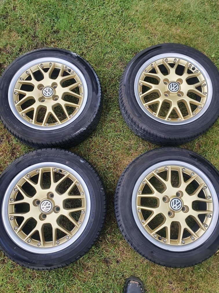 Felgi BBS RS 772 15 cali z oponami letnimi 4x100