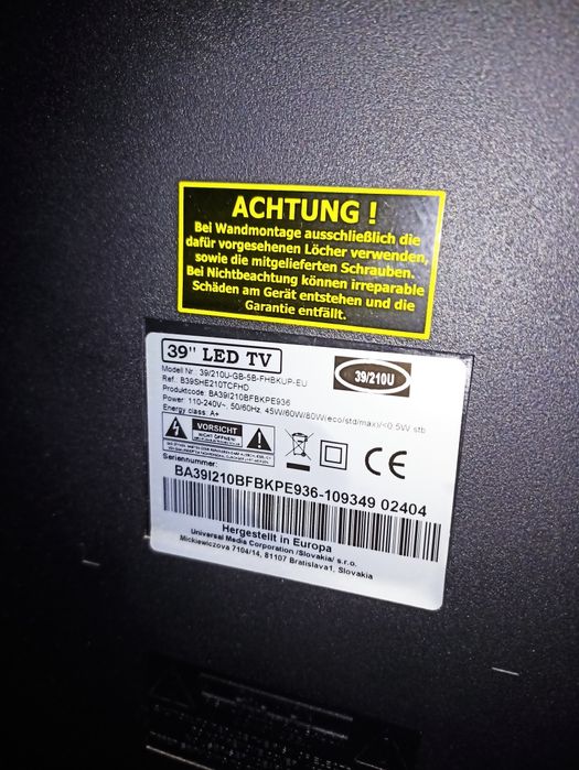 Telewizor LCD 39 cali, Blaupunkt.