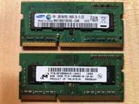 4 GB RAM DDR3 do laptopa, 2 x "2GB 1Rx8 PC3-10600S-09-10"