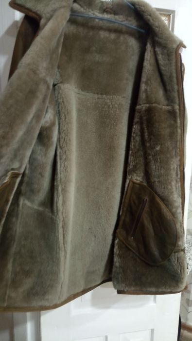 Дублянки чоловіча натуральна з натуральним хутром.