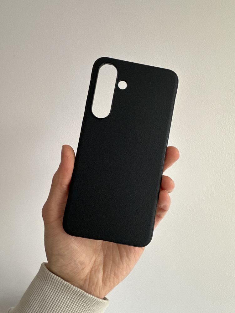 Etui ringke czarne + SZKŁO cały ekran do samsung s25 plus